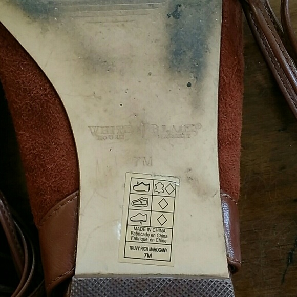 3for20 🎀 White House Black Market Lace Up Flats - Picture 7 of 8